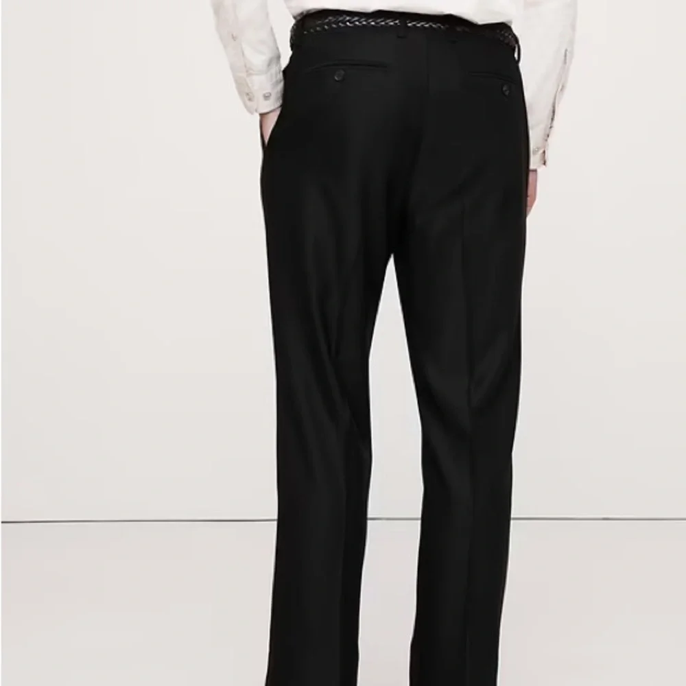 NWT! Banana Republic Black Signature Italian Hopsack Suit Pant - 🩷